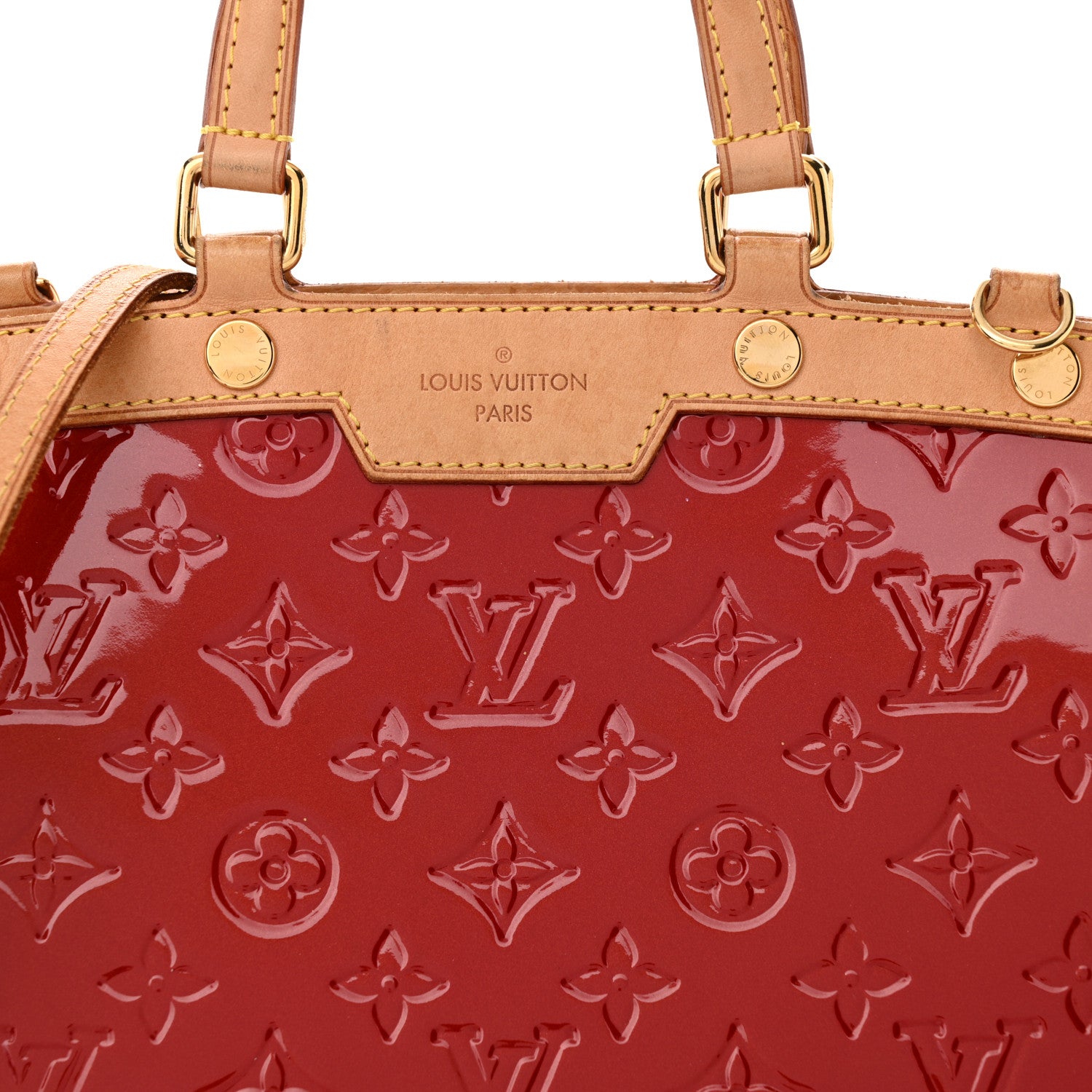 Louis Vuitton Vernis Brea PM Pomme D'Amour 7 of 9