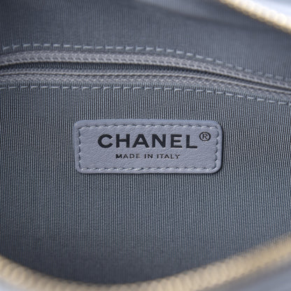 Chanel Aged Calfskin Quilted Medium Gabrielle Hobo Light Blue 6 of 10