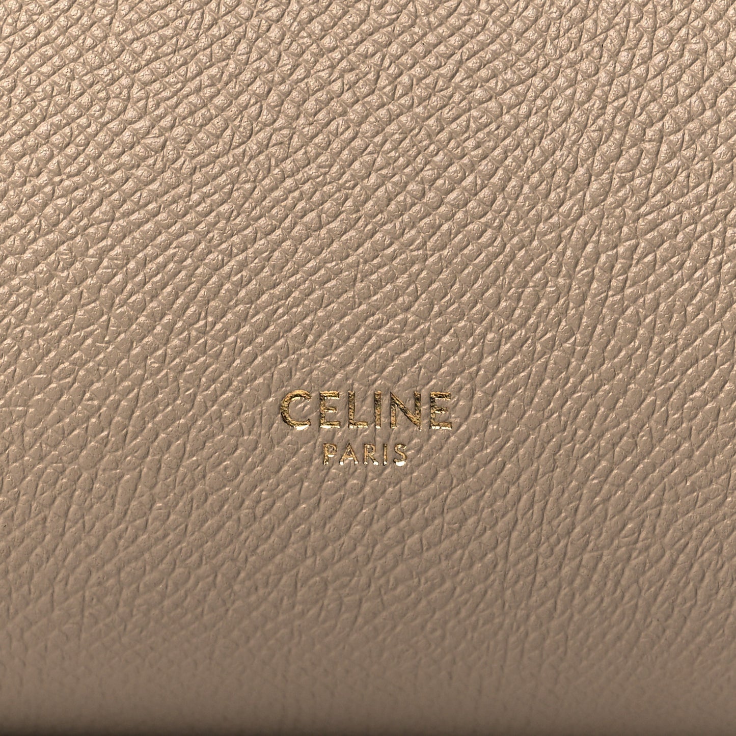 Grained Calfskin Micro Belt Bag Beige
