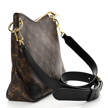 Louis Vuitton Monogram Odeon PM Black 3 of 9