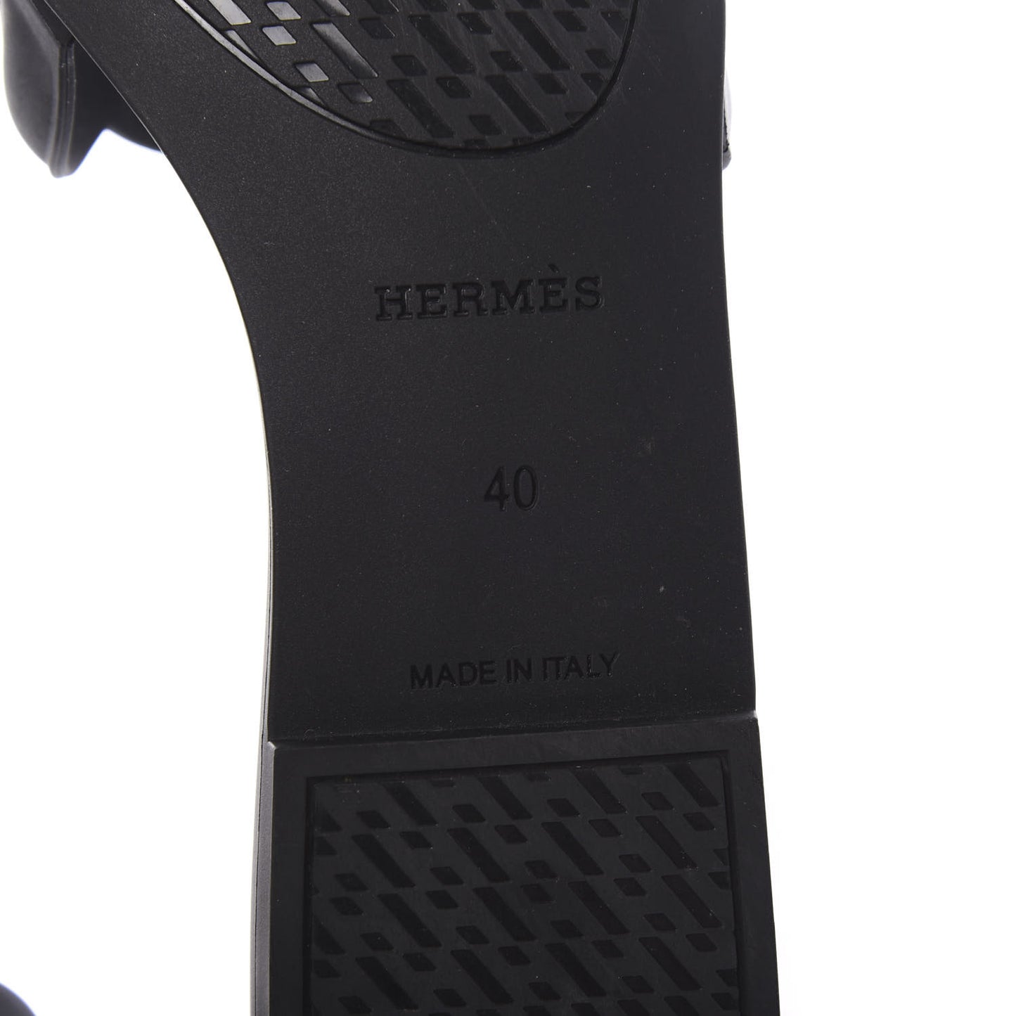 Rubber Aloha Sandals 40 Black
