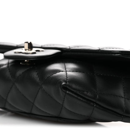 Chanel Calfskin Quilted CC Uniform Flap Belt Bag Black 11 of 13