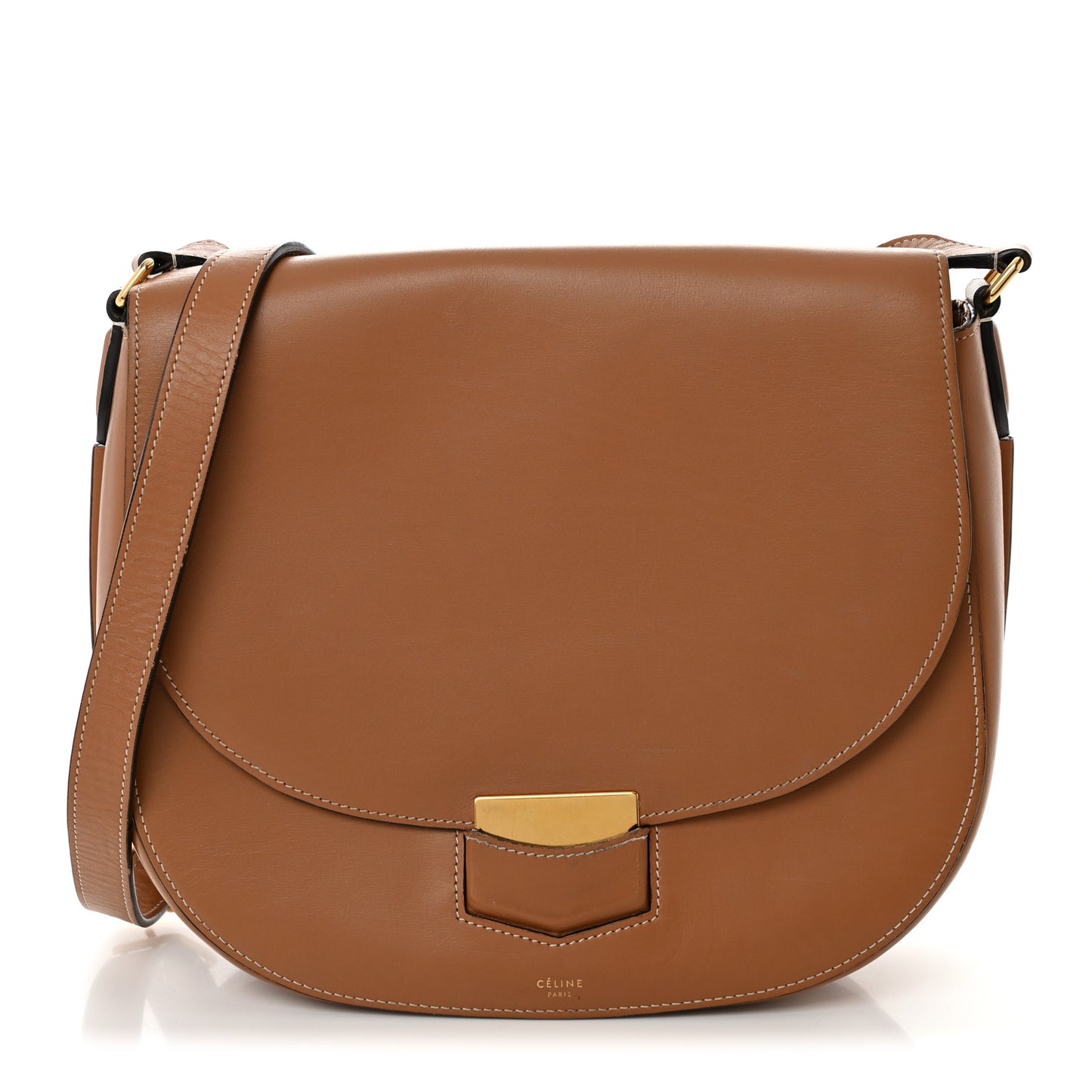 Supersoft Calfskin Medium Trotteur Tan