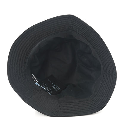 Prada Re-Nylon Metal Triangle Logo Womens Bucket Hat S Black 7 of 8