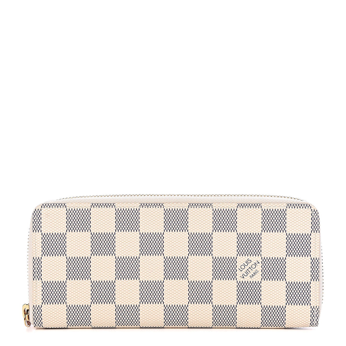 Damier Azur Clemence Wallet Rose Ballerine