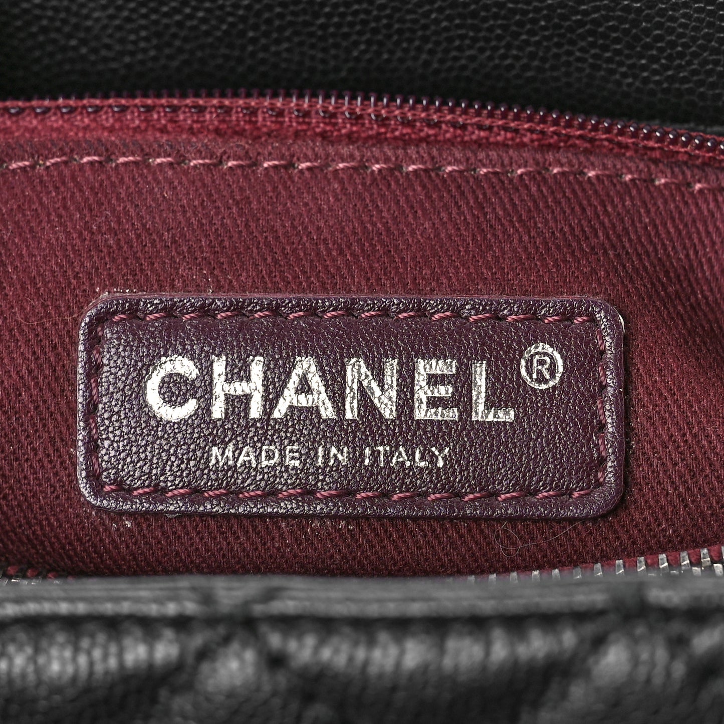 Caviar Quilted Small Coco Handle Flap Black