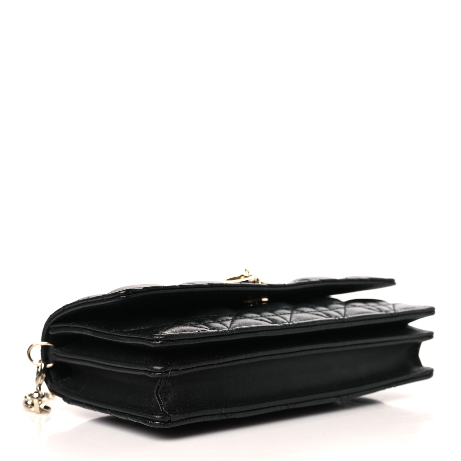 Christian Dior Lambskin Cannage Mini My Dior Bag Black 4 of 9