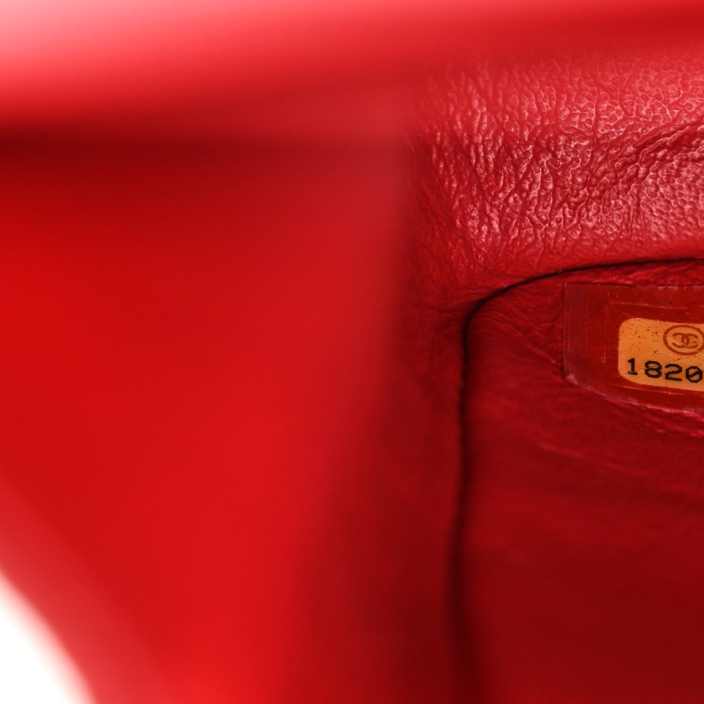 Lambskin Quilted Jumbo Double Flap Red