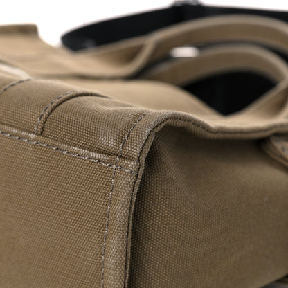 Marc Jacobs Cotton Canvas Small The Traveler Tote Bag Slate Green 9 of 11