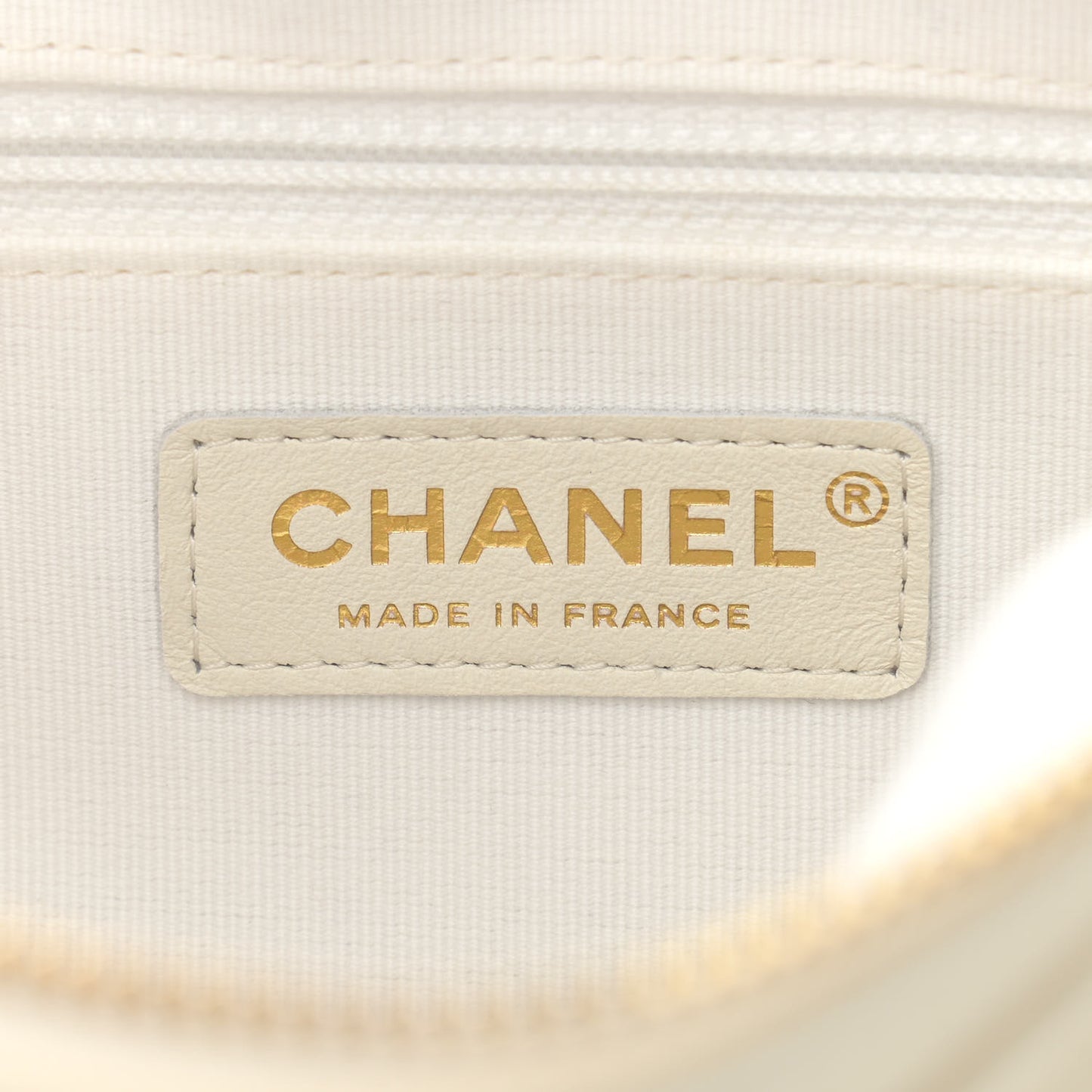 Calfskin Quilted Daily Hobo White