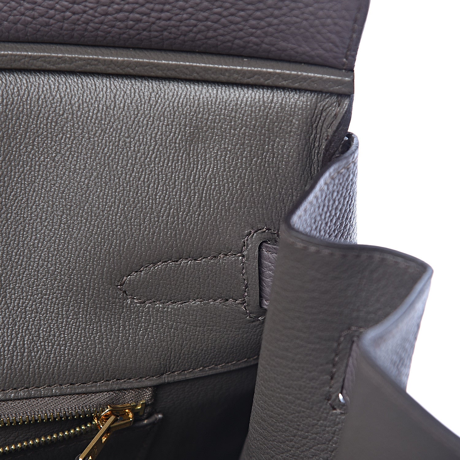 Hermes Togo Birkin 35 Etain 19 of 30