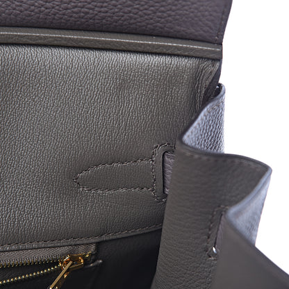 Hermes Togo Birkin 35 Etain 19 of 30