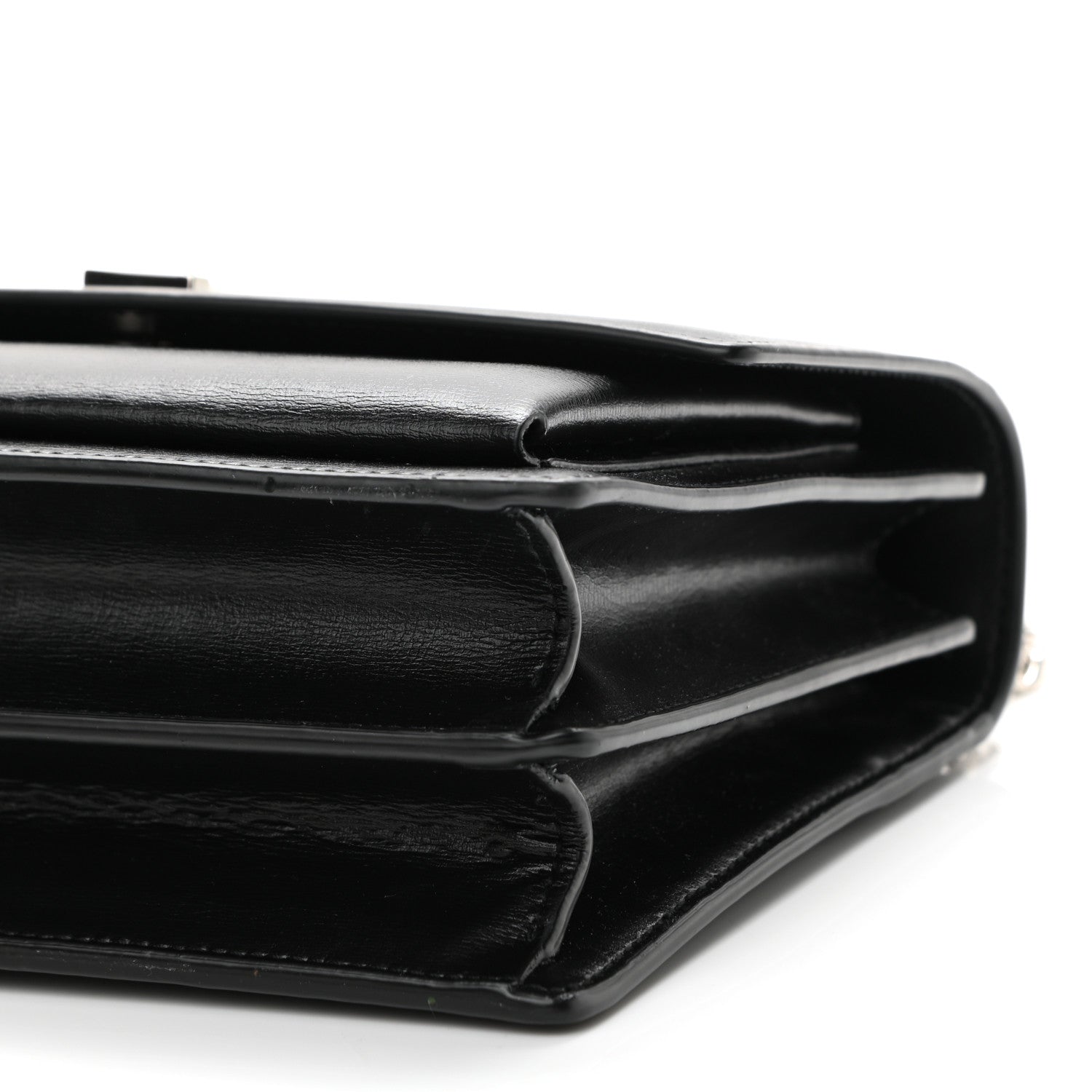 Saint Laurent Calfskin Medium Monogram Sunset Black 10 of 10