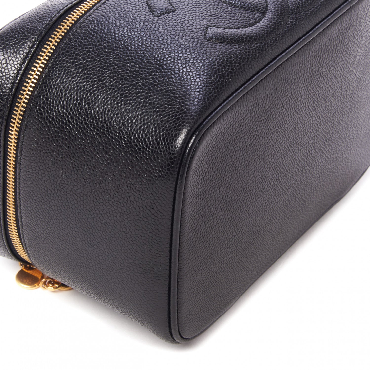 Chanel Caviar Vanity Cosmetic Case Black 5 of 9