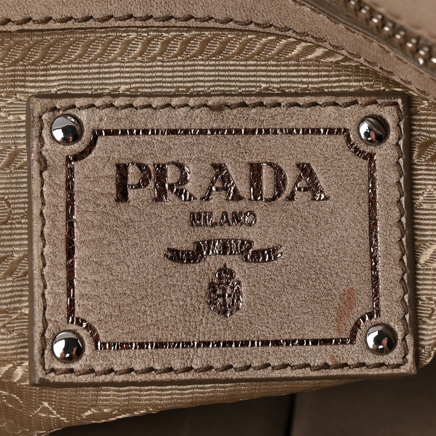 Prada Nappa Gaufre Tote Ghiaccio 6 of 12