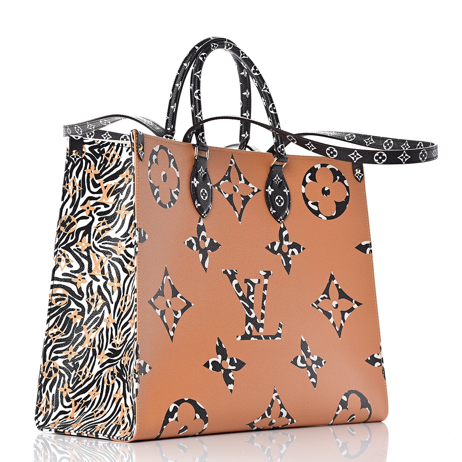 Louis Vuitton Monogram Giant Jungle Onthego GM Ivory 3 of 10