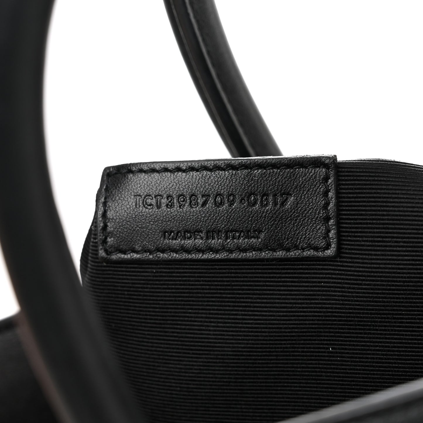 Calfskin Small Sac De Jour Black