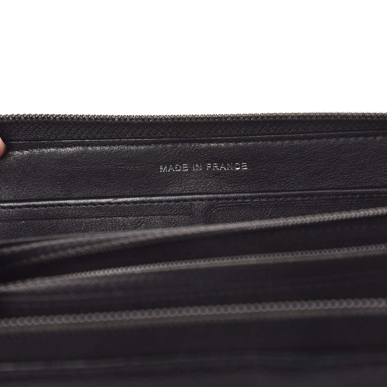 Chanel Caviar Large Timeless CC Zip Around Wallet Black 7 of 9