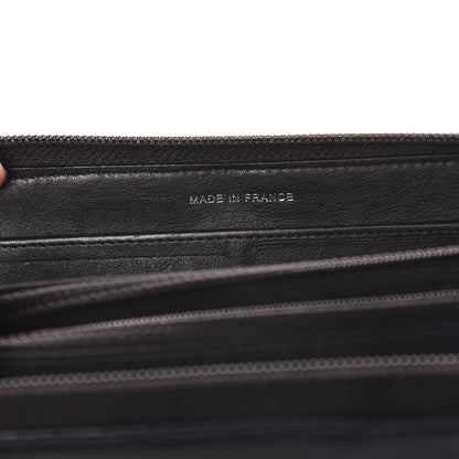 Chanel Caviar Large Timeless CC Zip Around Wallet Black 7 of 9