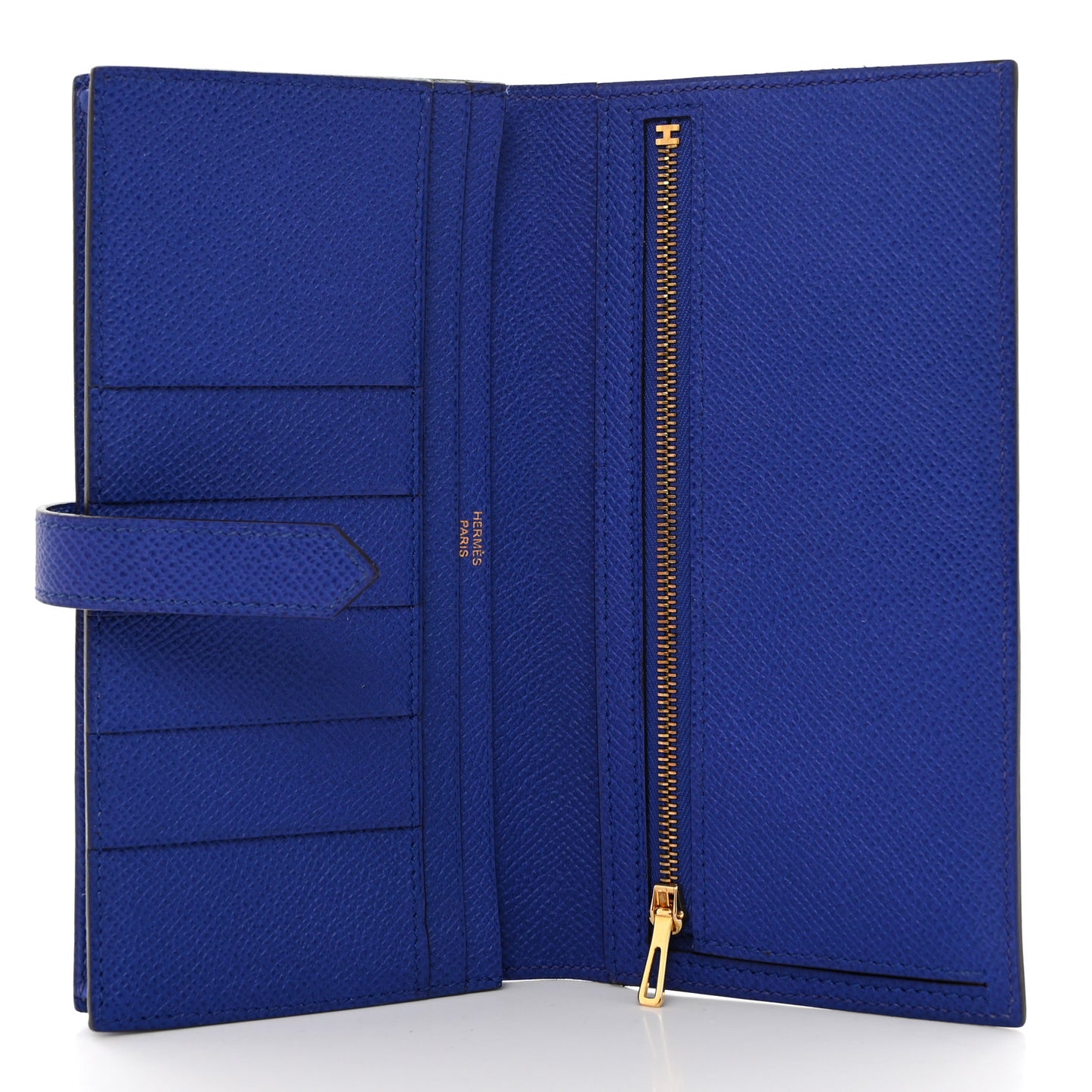 Epsom Bearn Gusset Wallet Bleu Electrique