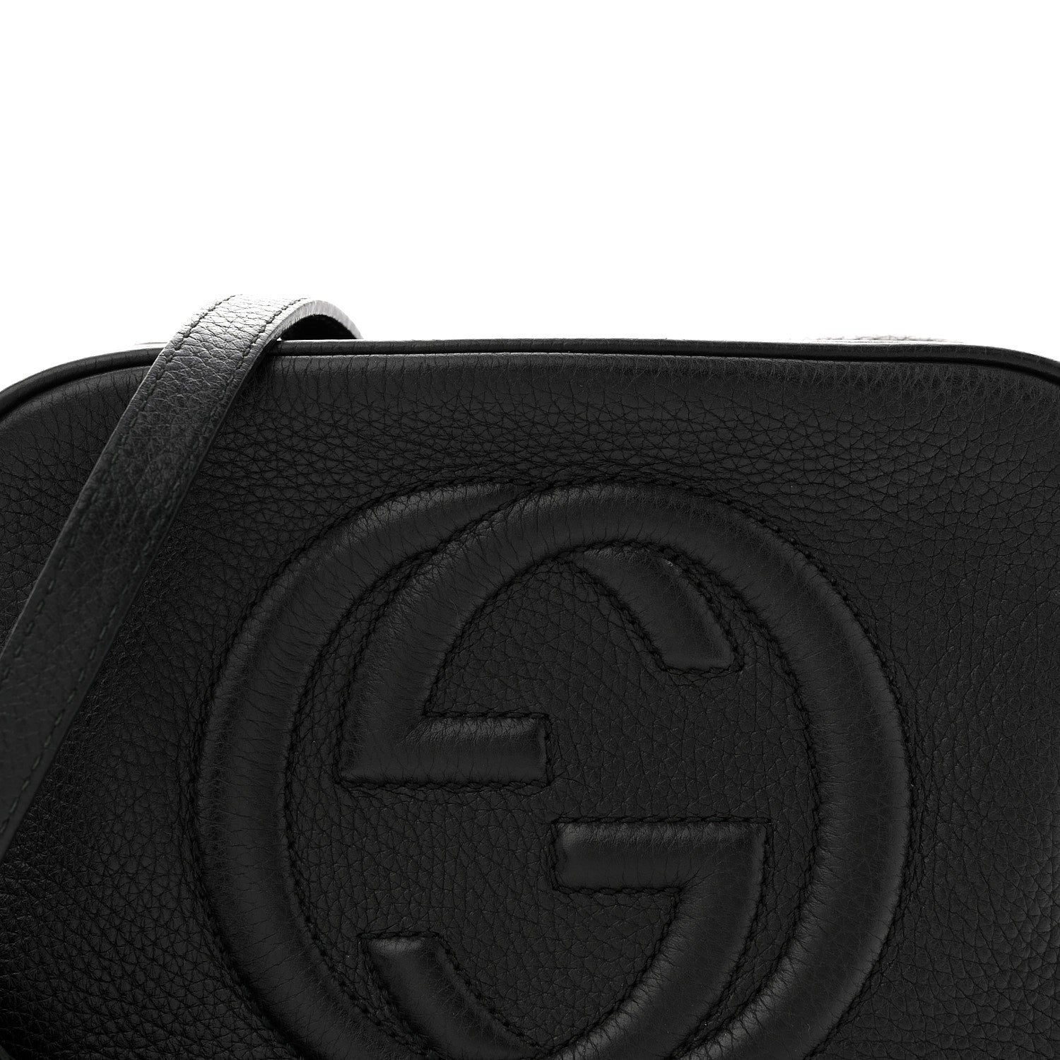 Gucci Pebbled Calfskin Small Soho Disco Bag Black 8 of 13