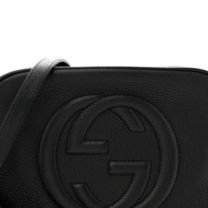 Gucci Pebbled Calfskin Small Soho Disco Bag Black 8 of 13