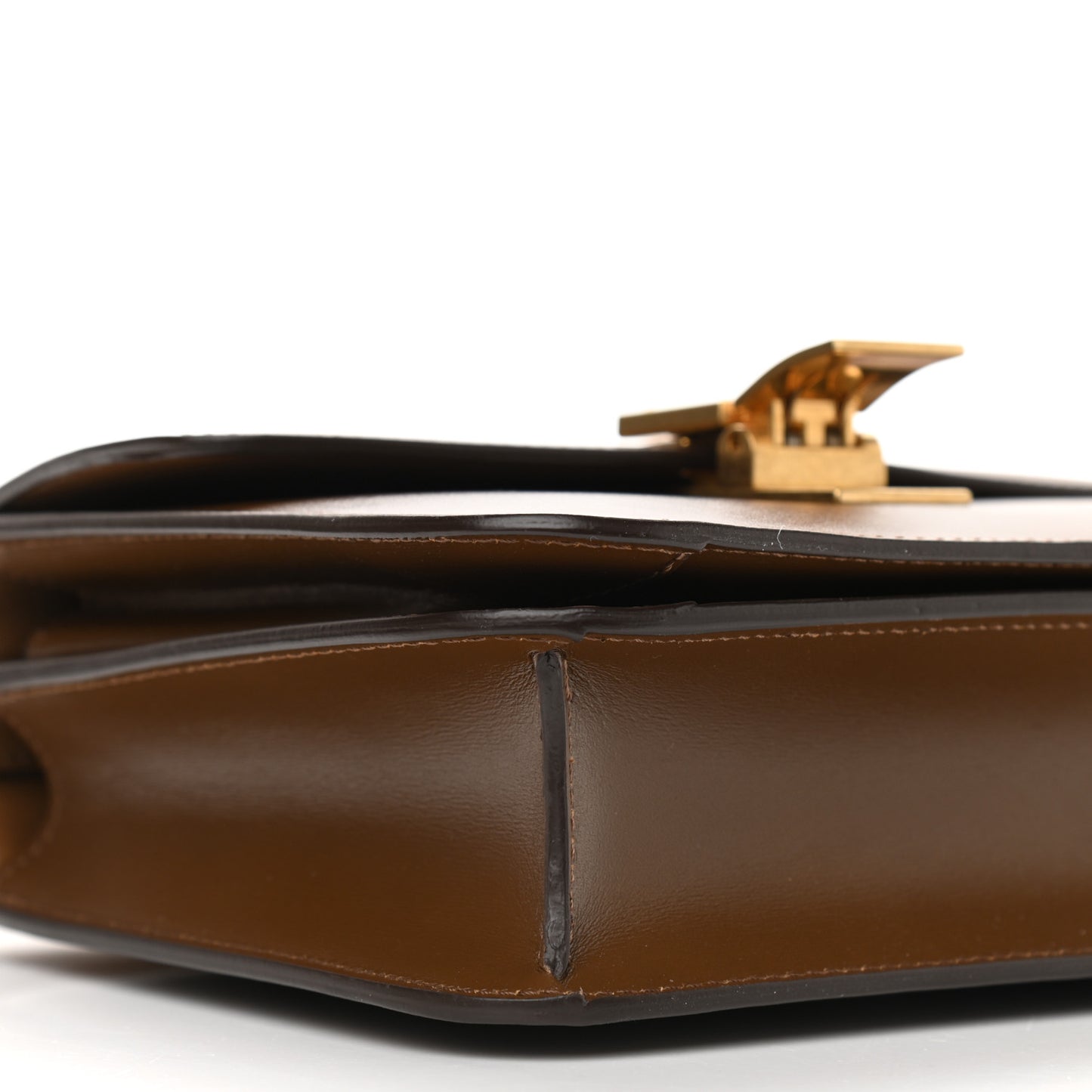 Box Calfskin Teen Classic Box Flap Bag Camel