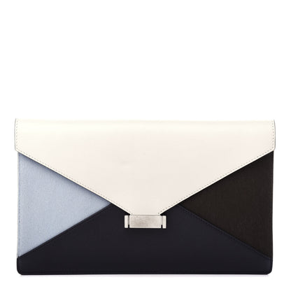 Celine Pony Hair Calfskin Diamond Compact Multifunction Wallet White 1 of 7