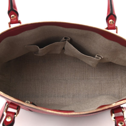 Gucci Soft Microguccissima Dome Satchel Red 7 of 9