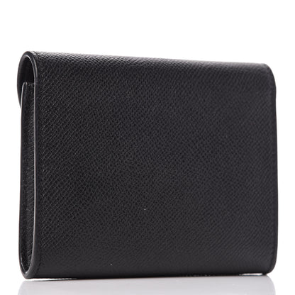 Celine Grained Calfskin Small Trotteur Multifunction Wallet Black 3 of 8