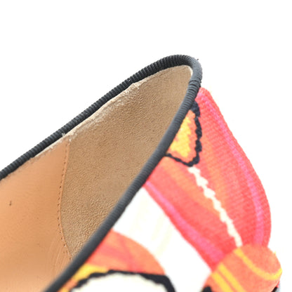 Christian Louboutin Patent Hawaii Intern Flat Loafers 35.5 Multicolor 7 of 9