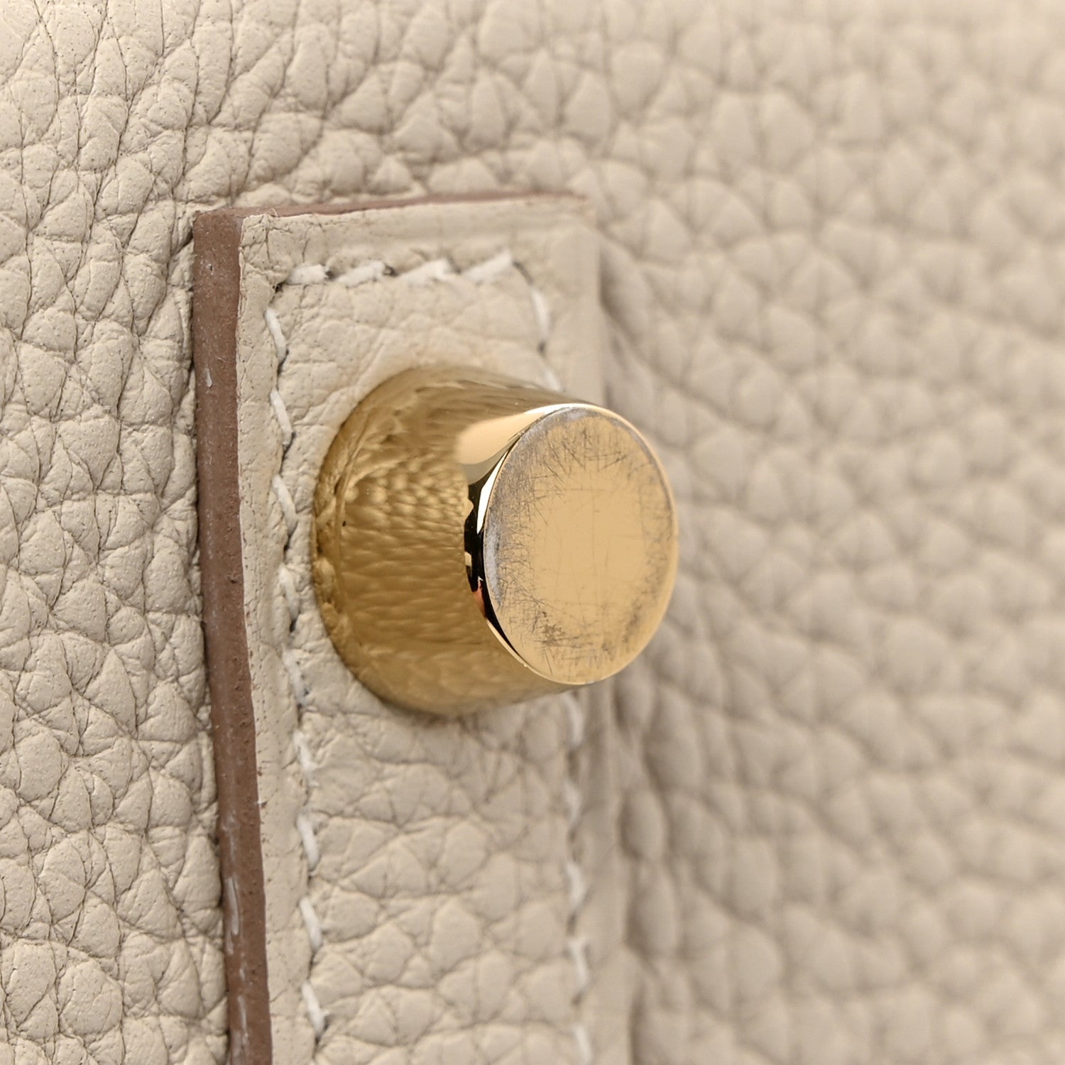 Hermes Togo Birkin 25 Craie 11 of 15