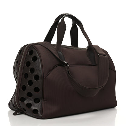 Hermes Toile Buffle Skipper TouTou Pet Carrier Bordeaux 3 of 12