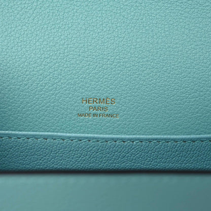 Hermes Evercolor Mini Sac Roulis Bleu Atoll 8 of 9