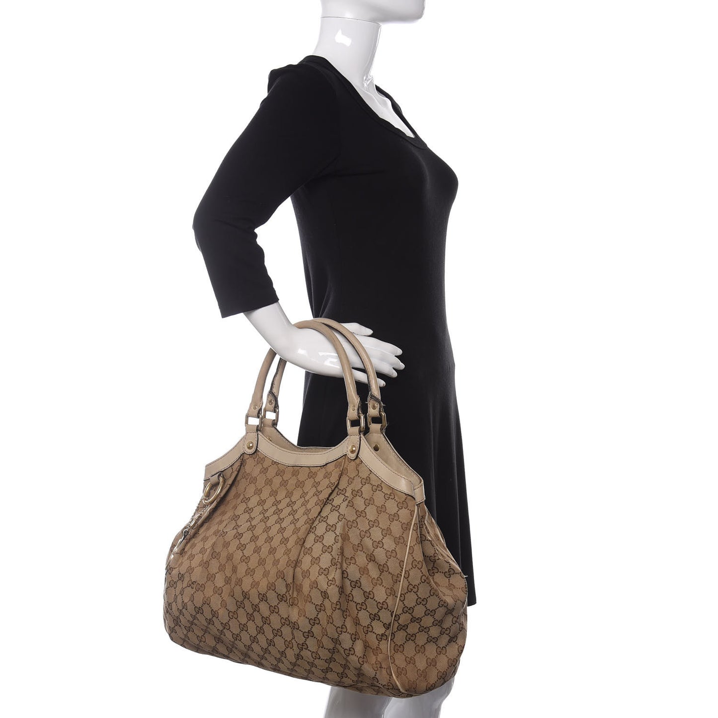Monogram Large Sukey Tote Off White