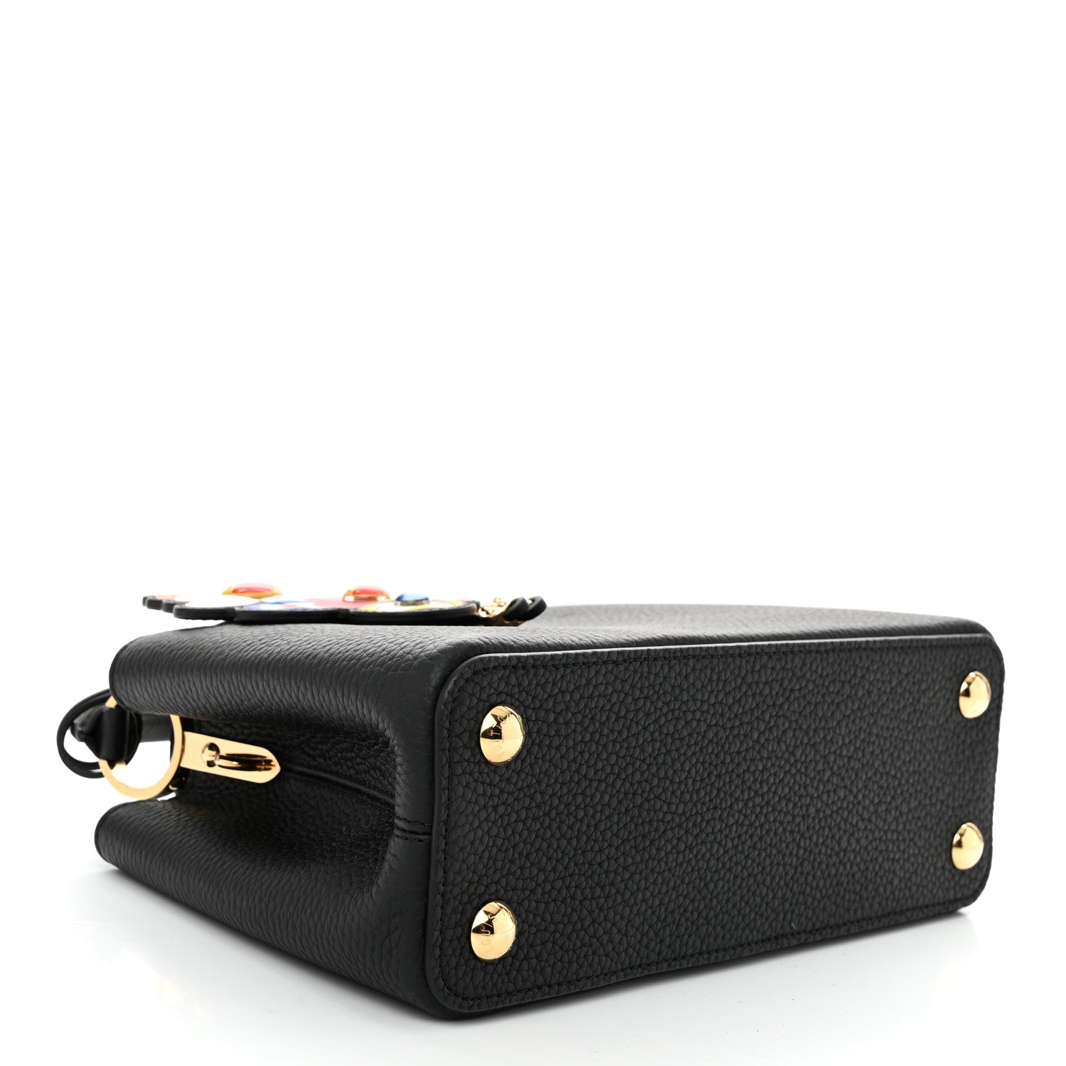 Louis Vuitton LV X TM Taurillon Superflat Capucines BB Black 4 of 10