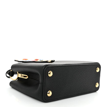 Louis Vuitton LV X TM Taurillon Superflat Capucines BB Black 4 of 10