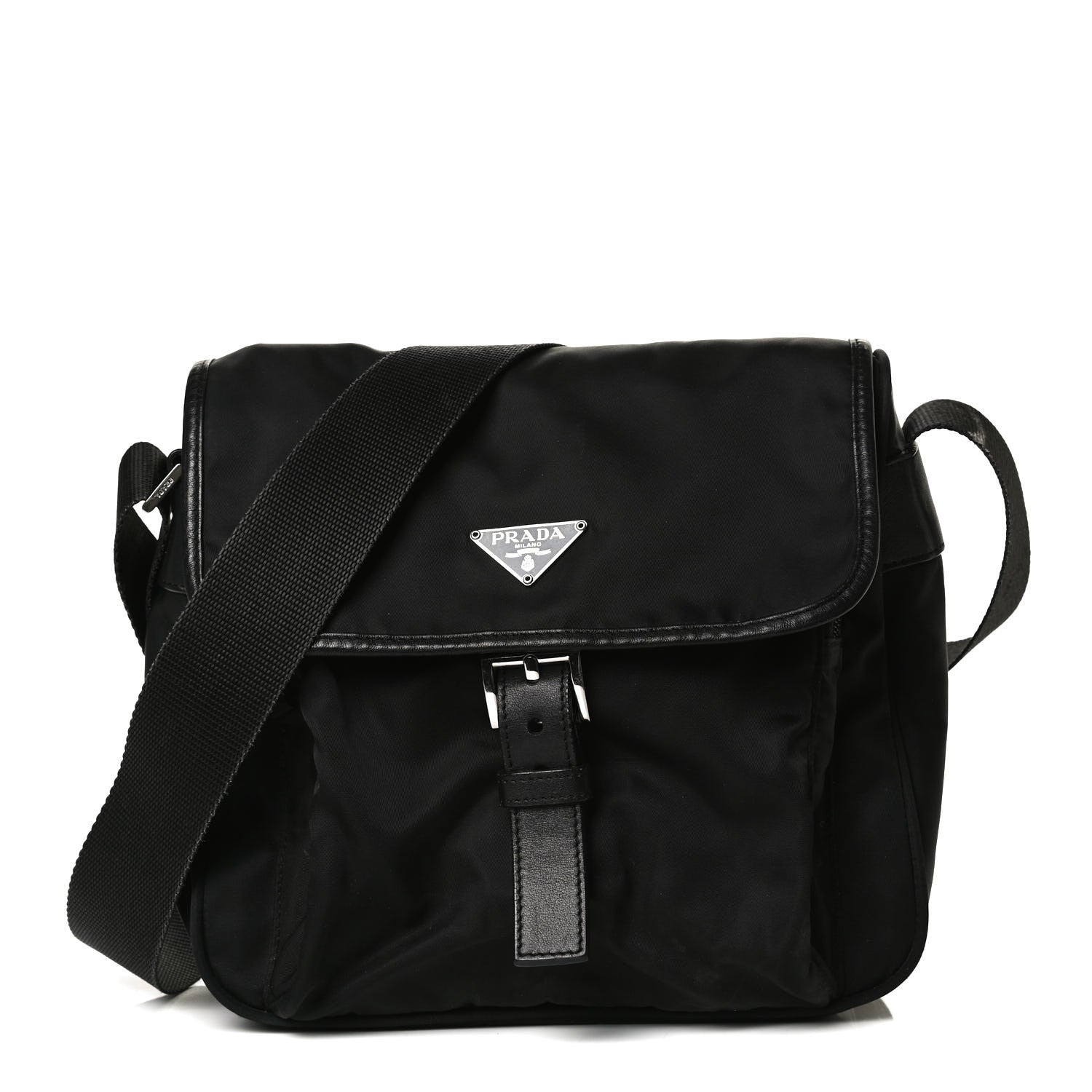 Prada Nylon Vela Sport Messenger Bag Black 1 of 16