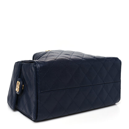 Chanel Caviar Quilted Small Chanel 25 Handbag Dark Navy 4 of 10