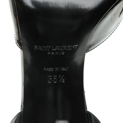 Saint Laurent Patent Calfskin Paris 105 Escarpin Thorn D'orsay Pumps 35.5 Black 6 of 8