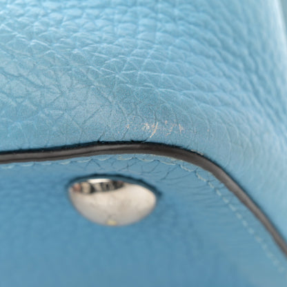 Louis Vuitton Taurillon Capucines MM Gradient Blue 13 of 13