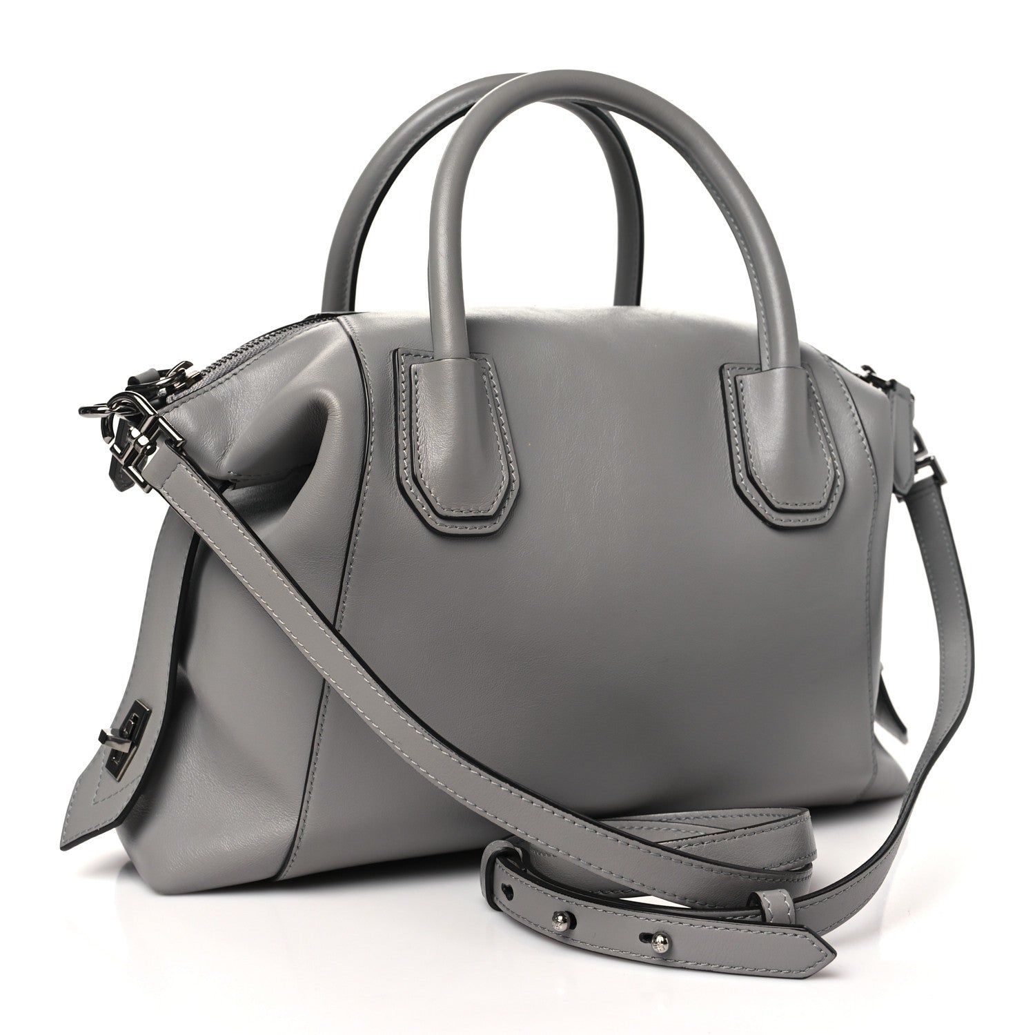 Givenchy Soft Calfskin Small Soft Antigona Pearl Grey 3 of 9
