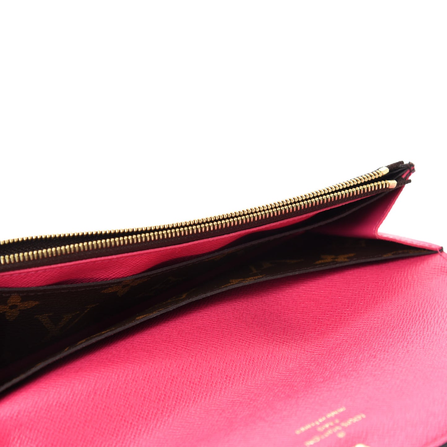 Monogram Emilie Wallet Hot Pink