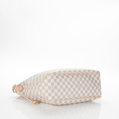 Louis Vuitton Damier Azur Delightful MM Rose Ballerine 4 of 7
