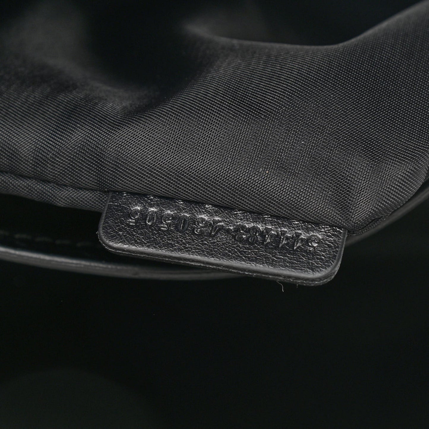 Calfskin Studded Skull Zipped Pouch Black
