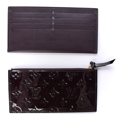 Louis Vuitton Vernis Pochette Felicie Chain Wallet Amarante 8 of 16