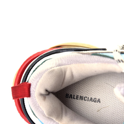 Balenciaga Fabric Mesh Womens Triple S Sneakers 39 White Blue Pink 7 of 7