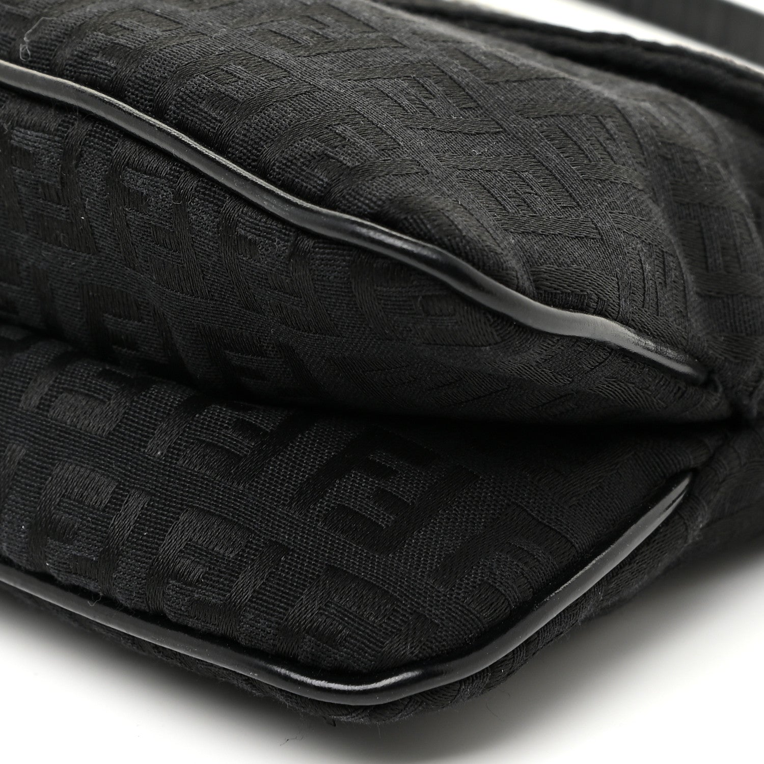 Fendi Zucchino Baguette Black 9 of 22