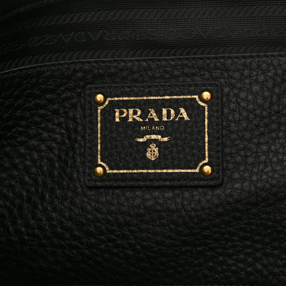 Prada Vitello Daino Shopping Tote Black 6 of 9