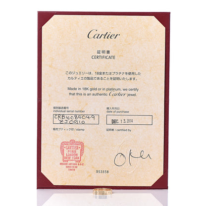 Cartier 18K Yellow Gold 3.5mm LOVE Wedding Band Ring 49 5 5 of 5